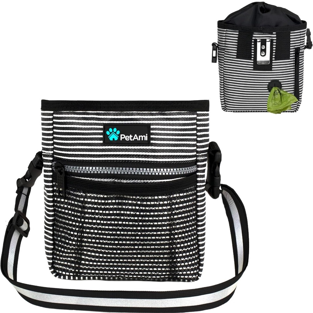 PetAmi Dog Treat Pouch for Training training clicker included